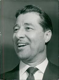 American screen actor Don Ameche poses for a portrait in London