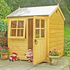 These playhouses are an essential part of growing up for many kids. Wooden Playhouses One Garden