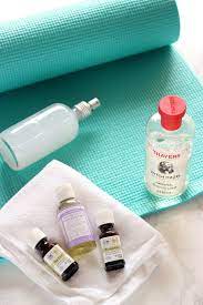 Diy Yoga Mat Cleaner Spray All Natural Ingredients Essential Oils Recipe Diy Yoga Mat Cleaner Yoga Mat Spray Yoga Mat Cleaner