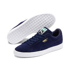 Puma Chaussure Basket Suede Classic Pour Homme Bleu Blanc Taille 42 5 Chaussure Basket Basket Homme Chaussure Puma