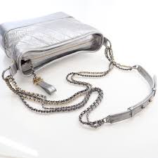 Chanel Gabrielle Hobo Medium Silver Calskin