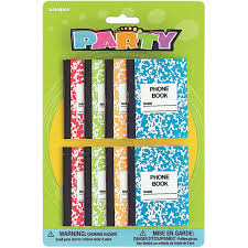 A mini picture book may be small, but it's jam packed with a thoughtfulness that cannot be replicated anywhere else. Mini Phone Book Party Favors 8ct Walmart Com Walmart Com