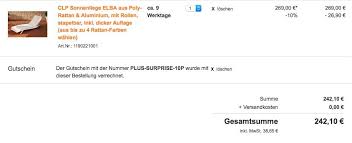 Plus De Onlineshop 10 Rabatt Aus Fast Alles Clp Sonnenliege Elba Elba Online Sonnenliege