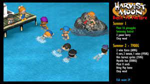 It makes it easier to catch fish, and in half the time. 12 Master Walkthrough Summer 1 3 Harvest Moon Back To Nature Longplay Youtube