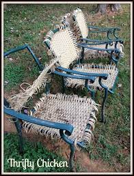 Updating The Ole Patio Chairs They Replaced The Worn Out Cane Patio Furniture Makeover Patio Chairs Makeover Patio Chairs