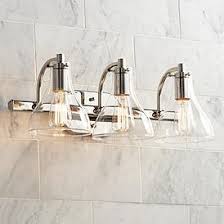 With a clean, simple, updated vintage design, this set will modernize any bathroom decor measurements: Modern Chrome Bathroom Lighting Lamps Plus