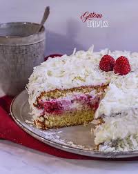 Gateau Edelweiss Framboise Chocolat Blanc Recette Dessert Recette Gateau Recette Framboise