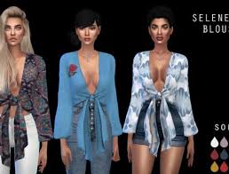 Blouses Downloads Page 2 Of 7 The Sims 4 Catalog Women Sims 4 Sims