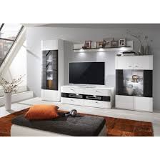 Anzani Wohnwand In Weisser Hochglanz Optik Porta Wohnen Wohnwand Weiss Hochglanz Wohnwand