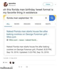 If you're a woman who frequents the library, it may be best to put on some shoes before sitting down. Crazy Florida Man Story 19 Pics Breakbrunch