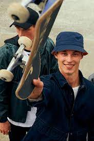 Top Your Men S Outfit With A Bucket Hat And Cruise Down The Street On Your Skateboard Find Your F Outfits With Hats Skater Girl Outfits Streetwear Men Outfits