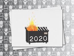 2020 Dumpster Fire Funny Sarcastic Greeting Card Etsy In 2020 Sarcastic Humor Cool Cards Valentine S Day Greeting Cards
