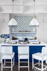 The kitchen backsplash of a virginia house decorated by bunny williams is sheathed in antique italian tiles from michael trapp. 22 Best Kitchen Backsplash Ideas 2021 Tile Designs For Kitchens