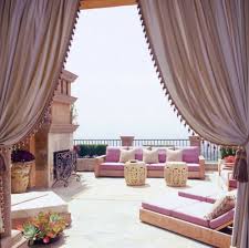 Vorhange Und Gardinen Fur Den Aussenbereich Outdoor Design Ideen Marokkanischer Stil Dachterrassengestaltung Traumhaus
