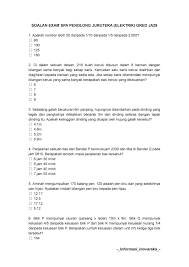 Contoh Soalan Penolong Jurutera Ja29 Elektrik Kkm 2019