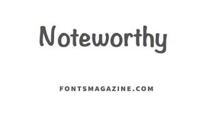 Download and use the noteworthy script for anything and everything. Noteworthy Font Download The Fonts Magazine