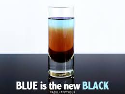 Black And Blue Drink Blue Is The New Black 1 5 Oz Tarantula Azul 1 2 Oz Jagermeister Pour Tarantula Azul Into A Shot Glass Slowly Layer In J Tarantula Tequila Shot Glass Tequila