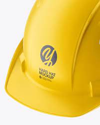 Download Matte Hard Hat Mockup Half Side View In Apparel Mockups On Yellow Images Object Mockups