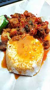 Ayam seafood daging sayuran nasi mie telur tahu tempe. Ayam Nasi Kukus Ayam Cincang Puchong