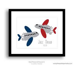 Travel Nursery Art Airplane Baby Footprint Plane Etsy Baby Footprint Art Baby Art Projects Art Wall Kids
