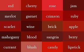 Hier Sind Die Namen Aller Erdenklichen Farben Illustrator Farben Namen