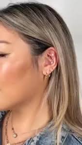 Ball Trinity Threaded Stud Earring