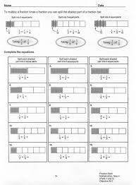 Fraction Bars Sample Worksheets Multiplication Fractions Relationship Worksheets Multiplication Worksheets