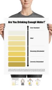 Pee Color Chart Water Intake Chart Urine Color Chart Pee