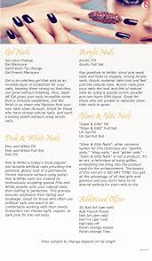 Many different types of manicures are offered at nail salons. Acrylic Nail Fill Cost