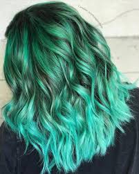 Dark To Light Mint Green Ombre Mint Green Hair Brunette Hair Color Green Hair