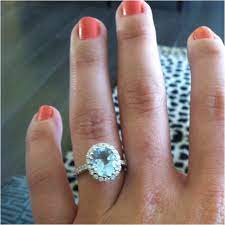Pin By Kristin Clark On Maybe Ill Get Married Colored Engagement Rings Wedding Rings Engagement Aquamarine Engagement Ring