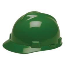 msa v gard 1 touch suspension slotted hard hat cap