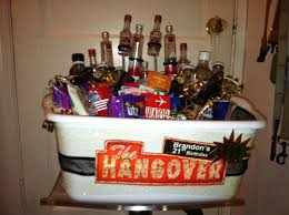 Can Someone Please Do This For My Birthday Epic Diy 21st Birthday Hangover Themed Gift Basket 21st Birthday Gifts 21st Birthday Diy Homemade Gift Baskets