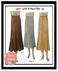1930 S Six Gore Skirt Ready Printed Sewing Pattern Waist Etsy Paneled Skirt Skirt Patterns Sewing Sewing Skirts