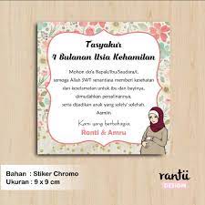 Acara 4 bulanan menurut islam pada masa kehamilan dimana ketika kehamilan memasuki usia ke 4 bulan ruh ditiupkan ke dalam janin. 5200 Contoh Undangan Syukuran Hamil 4 Bulan Hd Contoh Undangan