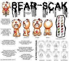 Bearscak Character Reference Sheet Abbiestabby