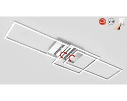 Coole moderne und zeitlose lampe.lampe lässt sich über app und fernbedienung steuern.freie farbwahl und lichtstärke wählbar. Led Deckenleuchte Dimmbar 1x43 8w 1x3300 Lm 3000 K Warmweiss Frames Chrom Alu Lxbxh 928 260 96 Mm Bei Hornbach Kaufen
