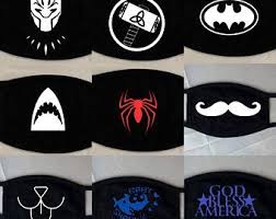 Kids Custom Facemask Etsy In 2020 Diy Mask Mask Design Face Mask