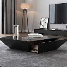 Shop allmodern for modern and contemporary black coffee tables to match your style and budget. Modern Black Wood Coffee Table With Storage Square Drum Coffee Table With Drawer Table Decor Living Room Centre Table Living Room Coffee Table