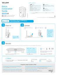 Plug your range extender into a power outlet near your main router/ap. Tp Link Tl Wa860re User Manual Manualzz