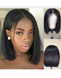 Cute Straight Bob Wigs For Black Women Lace Front Wigs Human Hair Wigs African American Wigs Human Hair Wigs Short Hair Wigs Short Human Hair Wigs