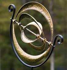 New Yard Wind Spinner Garden Decor Windmilll Outdoor Kinetic Metal Art Sculpture Metal Art Sculpture Wind Art Wind Sculptures