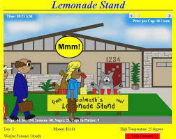 Lemonade Stand Game Cool Math Fasrwriters