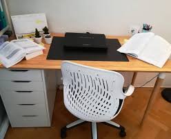 Diy Ikea Schreibtisch Alex Kommode Hilver Tischplatte Home Office Scandi Scandinavian Homeoffice Buro Holzschreibtisch Holztisch Ikea Desk Ikea Ikea Alex
