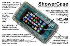 World 39 S First Universal Waterproof Smartphone Holder Safely Amp Easily Use Your Phone In The Shower Hot Tub Pool O Smartphone Holder Smartphone Holder