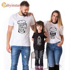 Matching Mommy Daddy And Me Coffee Milk Beer Tshirt Sets Trajes Familiares Camisas Familiares Camisetas Familiares Personalizadas
