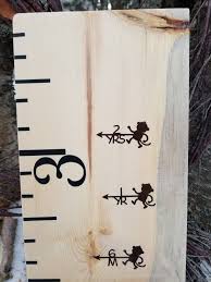 Monkey Height Marking Arrows For Growth Charts Growth