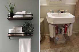 If floor storage becomes a dust magnet that's. 27 Incredibly Clever Storage Ideas For Your Bathroom