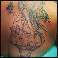 Image Fairy Sitting On Mushroom Tattoo Outline Download Tattoo Outline Mushroom Tattoos Outline Designs Fairy sitting on mushroom tattoo on back shoulder.