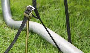 How did you fold the sheet metal so that there's no sharp edges? How To Keep A Trampoline From Blowing Away Anchors Or Tie Downs Gettrampoline Com